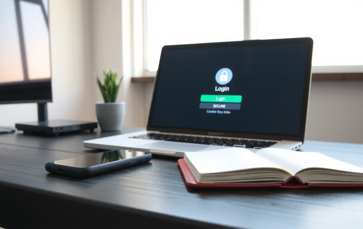 Interfejs bezpiecznego logowania w sklepie internetowym